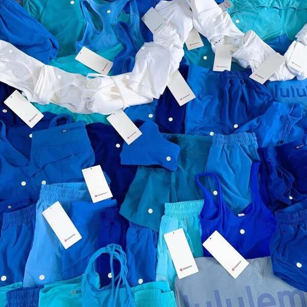 LULULEMON pallets with brand new activewear inventory
